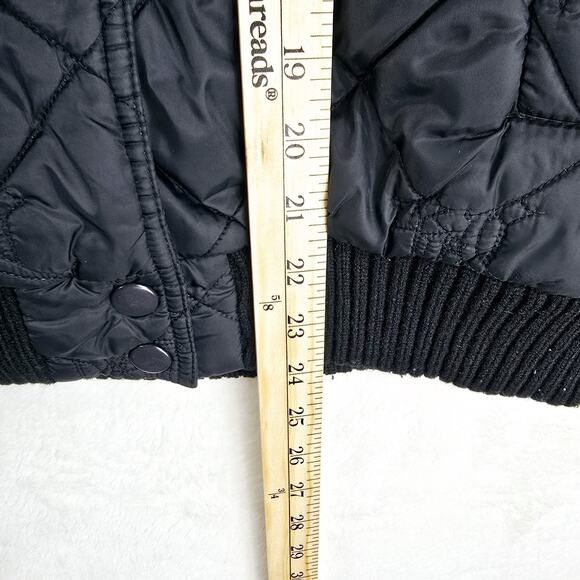 Vintage No Fear So Cal AOP Black Quilted Jacket Medium Y2K Grunge Skater - Picture 10 of 10
